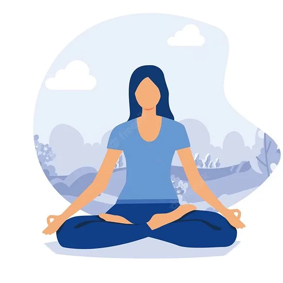 A calm yoga practice